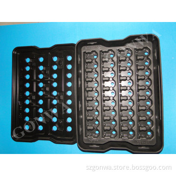 Black PS ESD Plastic Tray for Electronic Assessories